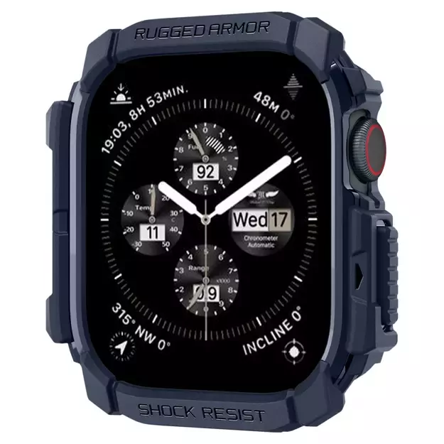 Spigen Rugged Armor Case for Apple Watch 10 46mm - Navy Blue 24