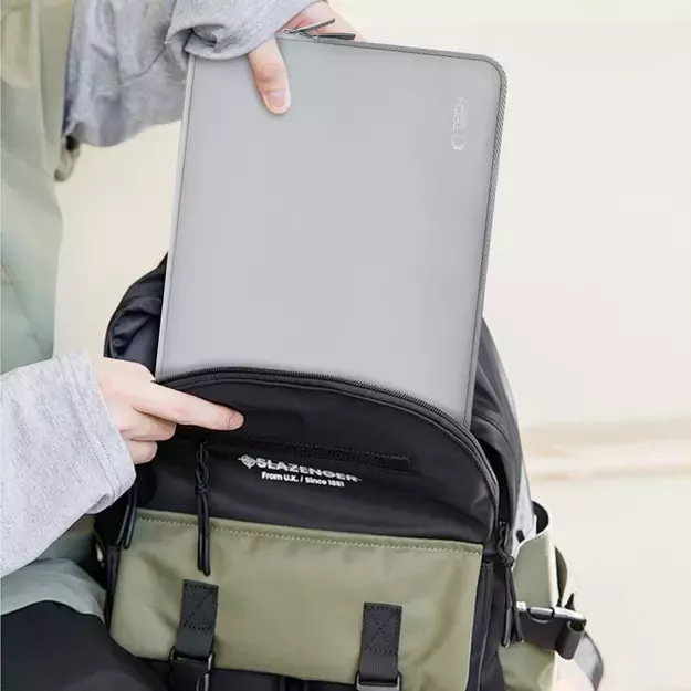 Tech-Protect Neoslim 13-14&quot  Laptop Bag - Gray 6