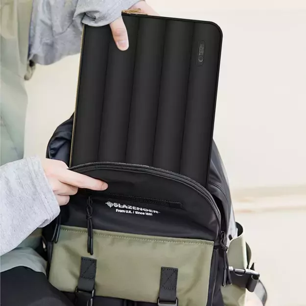 Tech-Protect Puffy 13-14&quot  Laptop Bag - Black 12