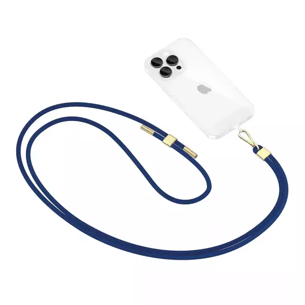 Tech-Protect C2S Rope Crossbody Strap Leash - Navy Blue 1