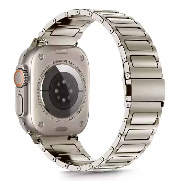 Tech-Protect Stainless Bracelet for Apple Watch 44 / 45 / 46 / 49 mm - titanium 5