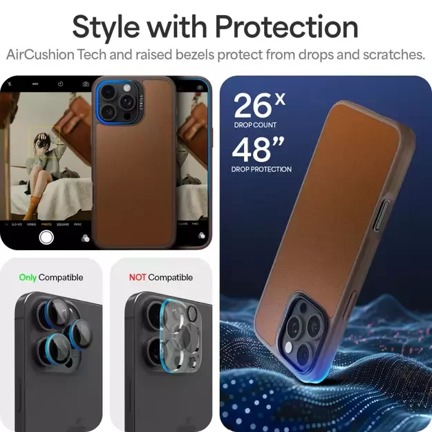 Spigen Cyrill Kajuk Mag iPhone 16 Pro Max Case - Brown 13