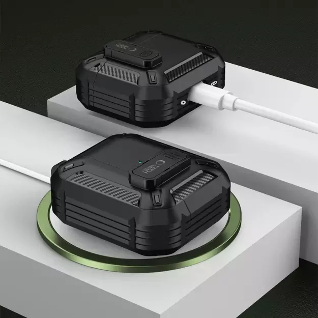 Tech-Protect Carbonox Case for AirPods 4 - Black 1