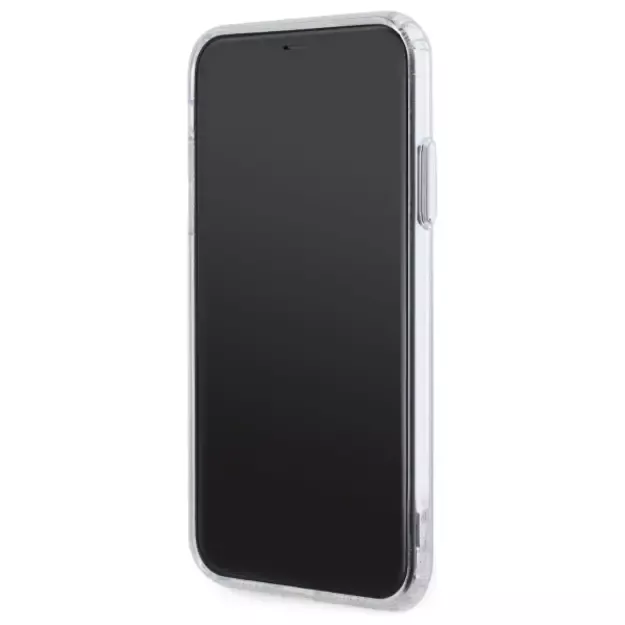 Karl Lagerfeld IML Metal Choupette Head MagSafe iPhone 11 Case - White 4