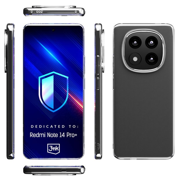 3mk Clear Case for Xiaomi Redmi Note 14 Pro+ - transparent 2