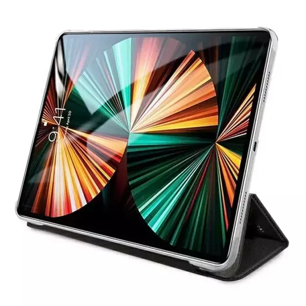 Karl Lagerfeld KLFC12OKMK iPad 12.9  Pro 2021 Book Cover czarny/black Saffiano Karl Iconic 4