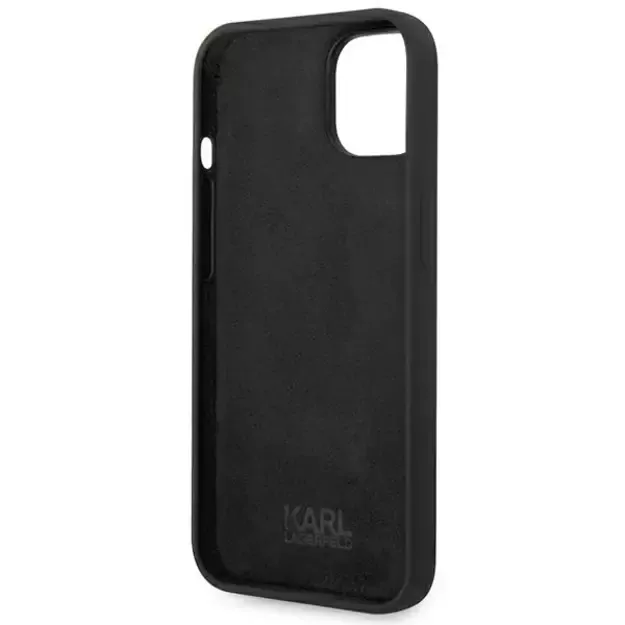 Karl Lagerfeld KLHCP14MSLCTBK iPhone 14 Plus 6.7 &quot hardcase black / black Silicone Choupette Body 6