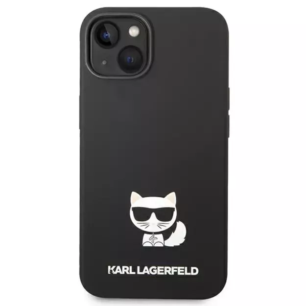 Karl Lagerfeld KLHCP14MSLCTBK iPhone 14 Plus 6.7 &quot hardcase black / black Silicone Choupette Body 2