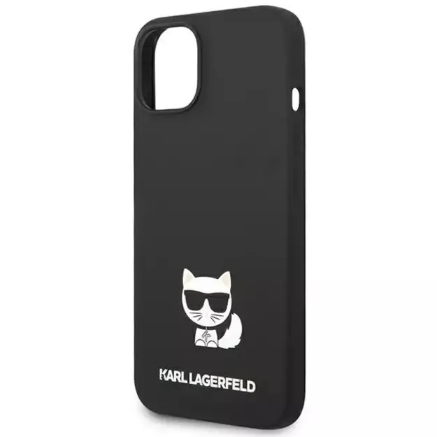 Karl Lagerfeld KLHCP14MSLCTBK iPhone 14 Plus 6.7 &quot hardcase black / black Silicone Choupette Body 5