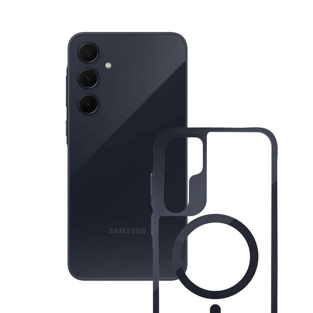 3mk Satin Armor MagCase for Samsung Galaxy A35 5G - Transparent 2
