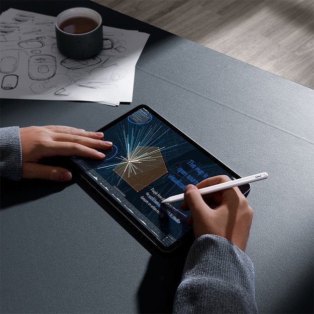 [RETURNED ITEM] Baseus Smooth Writing 2 active tip stylus for iPad with replaceable tip - white 7