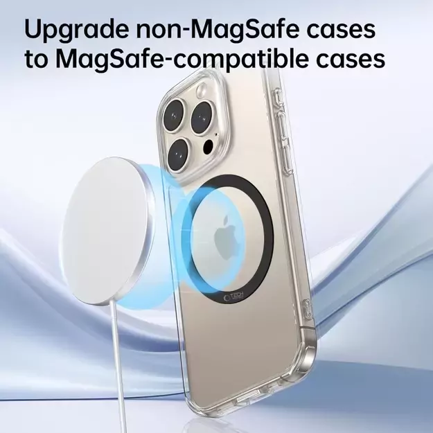 Tech-Protect MMP-110 2in1 MagSafe Ring - Black / Black 6