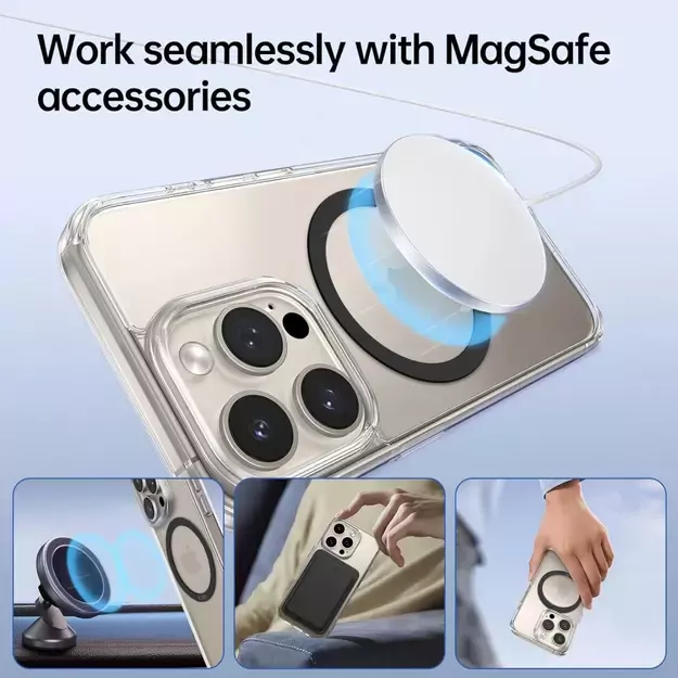 Tech-Protect MMP-110 2in1 MagSafe Ring - Black / Black 5