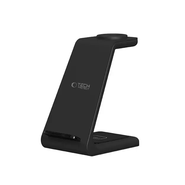 Tech-Protect QI15W-A36 3in1 Charging Station for Android - Black 10