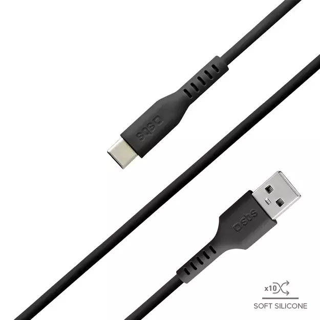 SBS TECABLEMICROC15K USB-A - USB-C Cable 1.5m - Black 9