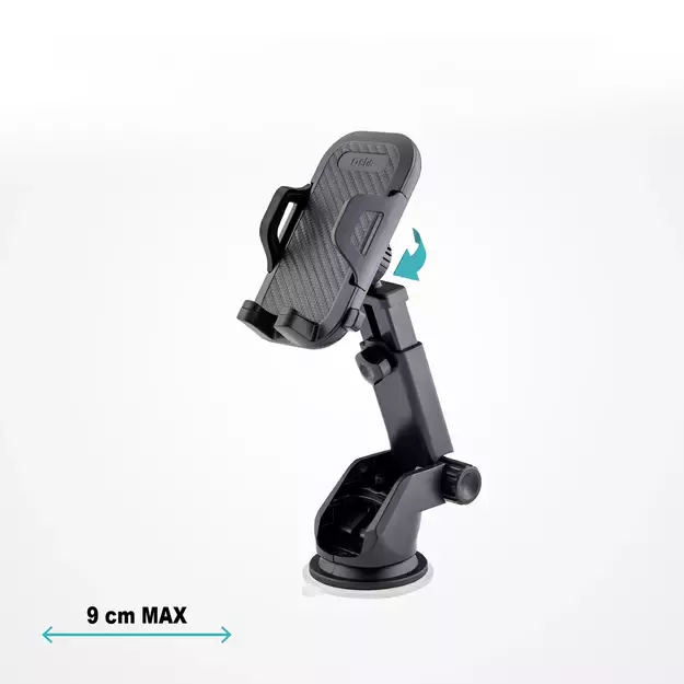 SBS TEHWSUPWIND smartphone holder telescopic with suction cup - black 9