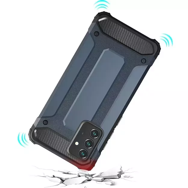 Hybrid Armor Case for Samsung Galaxy A36 - Silver 2