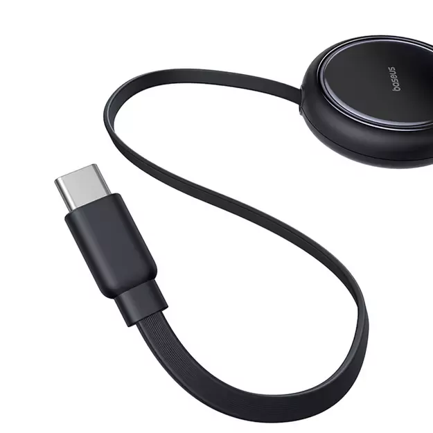 Baseus Bright Mirror Series USB-C Retractable Cable - 2 x USB-C 100W 1m - Black 2