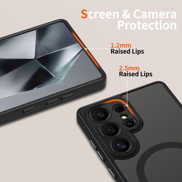 Tech-Protect MagCam MagSafe Case for Samsung Galaxy S25 Ultra - Black 3