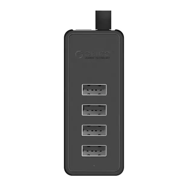 Hub Orico W5P-U2-100 4x USB-A 2.0 + microUSB 5V 1m - black 1