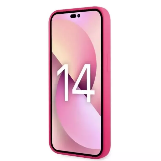 Karl Lagerfeld KLHCP14MSRSGRCF iPhone 14 Plus 6.7 &quot hardcase pink / pink Silicone RSG 11