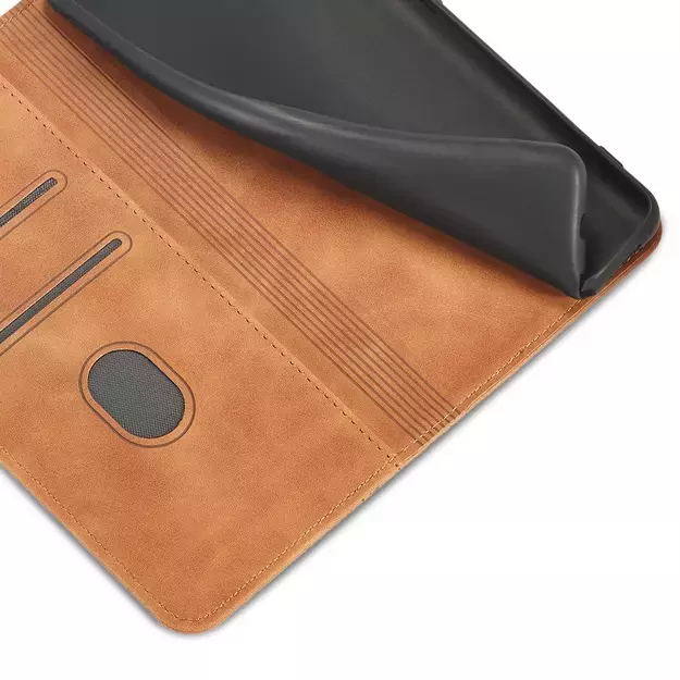 Magnet Fancy Case for Samsung Galaxy S23+ flip cover wallet stand brown 18