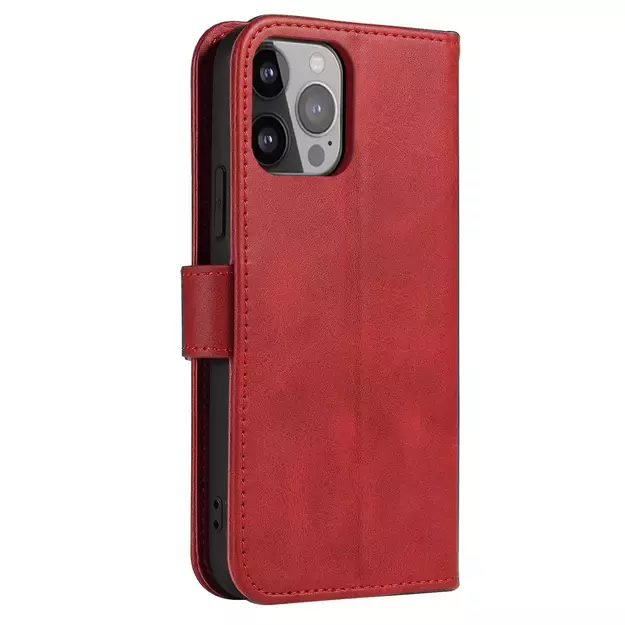 Magnet Case case for Samsung Galaxy S23+ flip cover wallet stand red 9