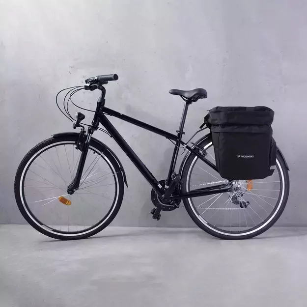 Wozinsky spacious bike bag 60 l for the trunk (rain cover included) black (WBB13BK) 12