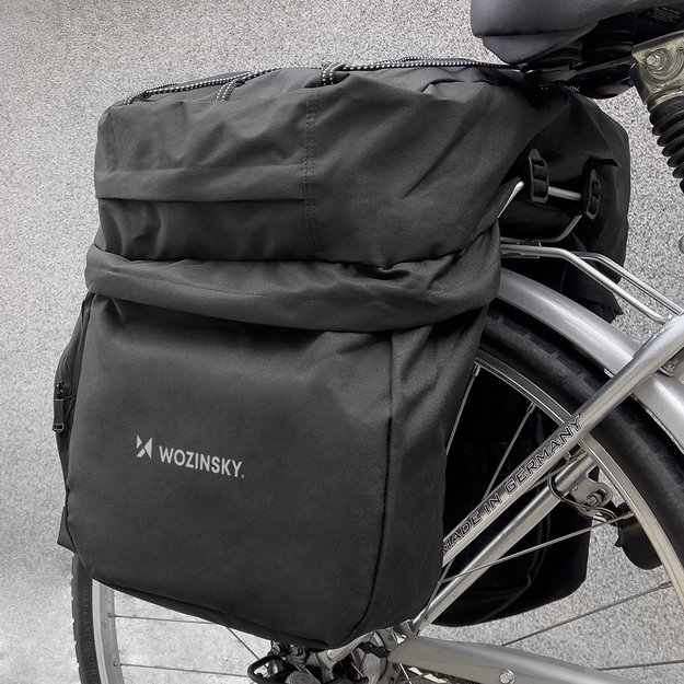 Wozinsky spacious bike bag 60 l for the trunk (rain cover included) black (WBB13BK) 24