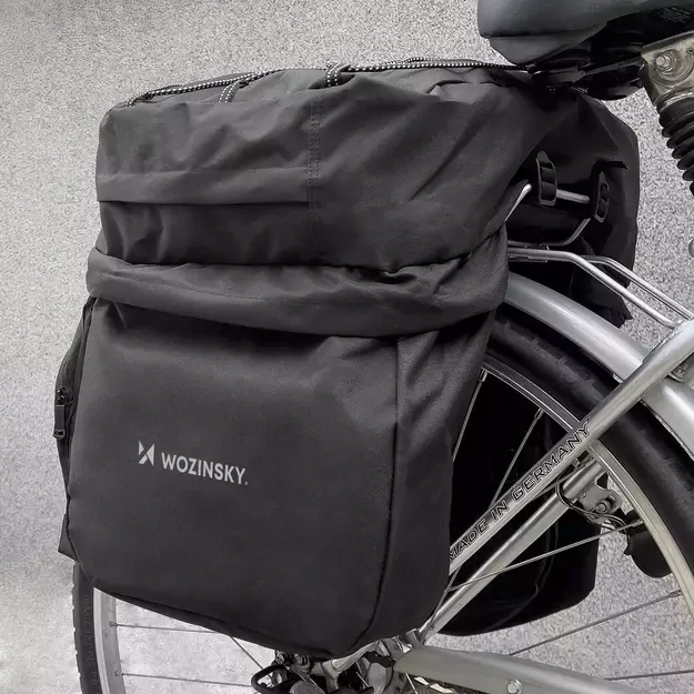 Wozinsky spacious bike bag 60 l for the trunk (rain cover included) black (WBB13BK) 11