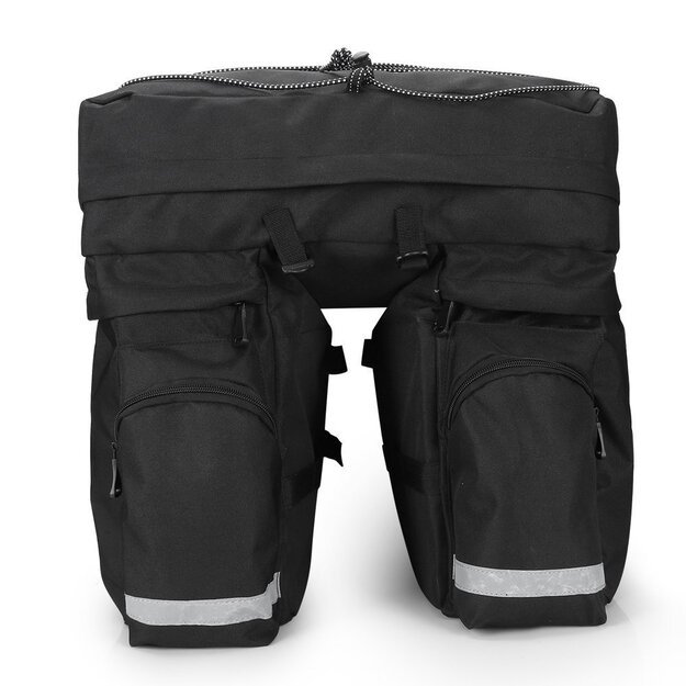 Wozinsky spacious bike bag 60 l for the trunk (rain cover included) black (WBB13BK) 17