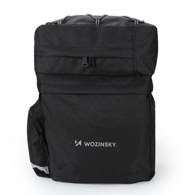 Wozinsky spacious bike bag 60 l for the trunk (rain cover included) black (WBB13BK) 15