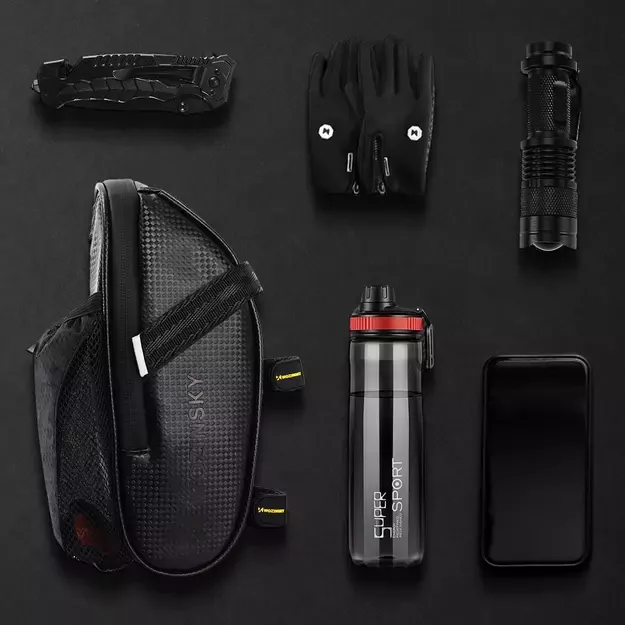 Wozinsky bike saddle bag 1.5 l black (WBB20BK) 5