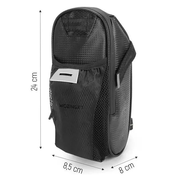 Wozinsky bike saddle bag 1.5 l black (WBB20BK) 3