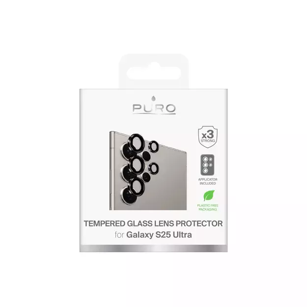 Puro Single Camera Lens Tempered Glass for Samsung Galaxy S25 Ultra Camera Lenses 1