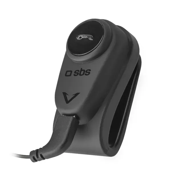 SBS TEEARSETMONOMOTOBTK mono wireless headset for motorcycle helmet - black 10