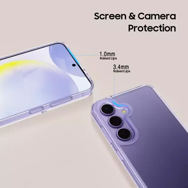 Tech-Protect Flexair Hybrid Case for Samsung Galaxy S25 - Transparent 6