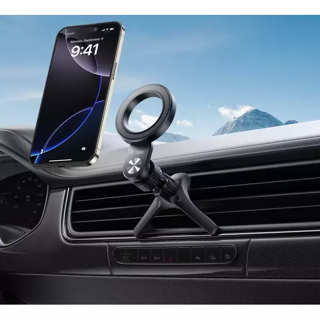 Tech-Protect N53 Car Air Vent Holder with MagSafe Rings - Black 6