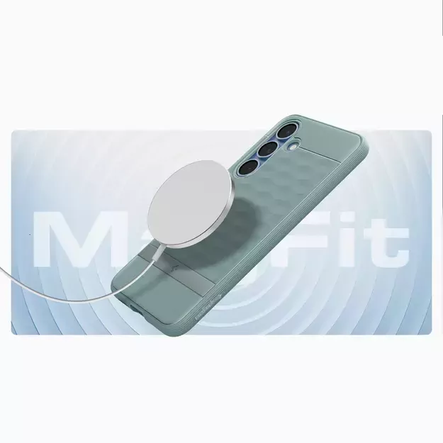 Caseology Parallax Mag MagSafe Samsung Galaxy S25 Case - Green 12