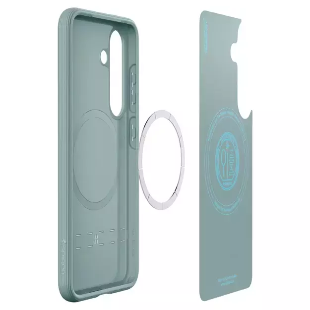 Caseology Parallax Mag MagSafe Samsung Galaxy S25 Case - Green 8