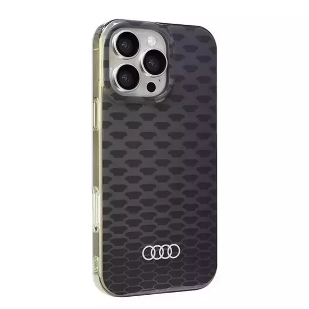 Audi IML Stitching Pattern MagSafe iPhone 16 Pro Max 6.9&quot  black/black hardcase AU-IMLMIP16PM-Q5/D3-BK 1