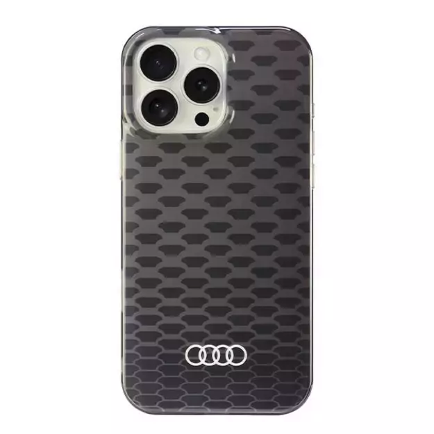 Audi IML Stitching Pattern MagSafe iPhone 16 Pro Max 6.9&quot  black/black hardcase AU-IMLMIP16PM-Q5/D3-BK