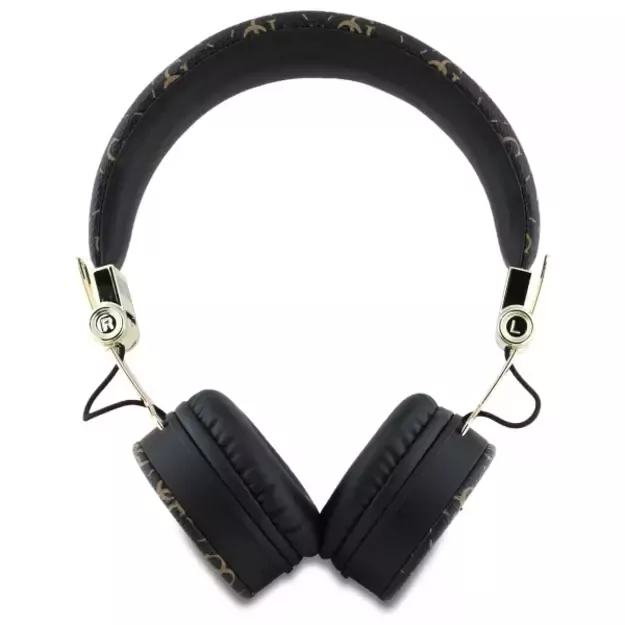 Guess Bluetooth ENC GUBH70E4PTMK on-ear headphones black/black 4G Triangle Round Shape 5