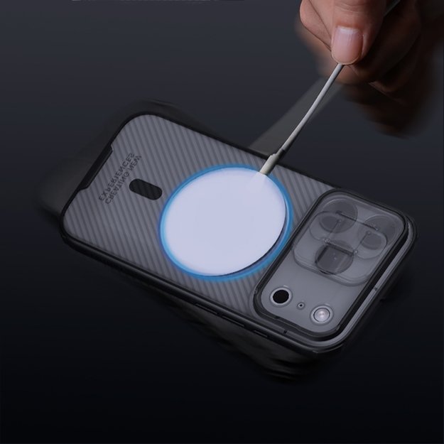 CamShield Pro Magnetic Case IP17 Pro Transparent black 14