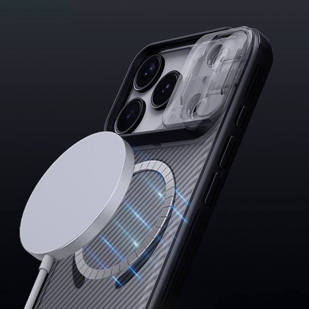 CamShield Pro Magnetic Case IP17 Pro Transparent black 13