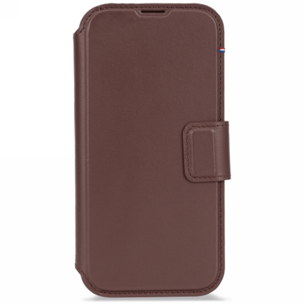 Decoded Leather Detachable Wallet MagSafe case for iPhone 17 - brown 1