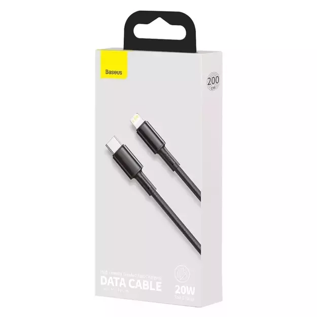 Baseus CATLGD-A01 Lightning - USB-C PD 20W 480Mb/s 2m cable - black 4