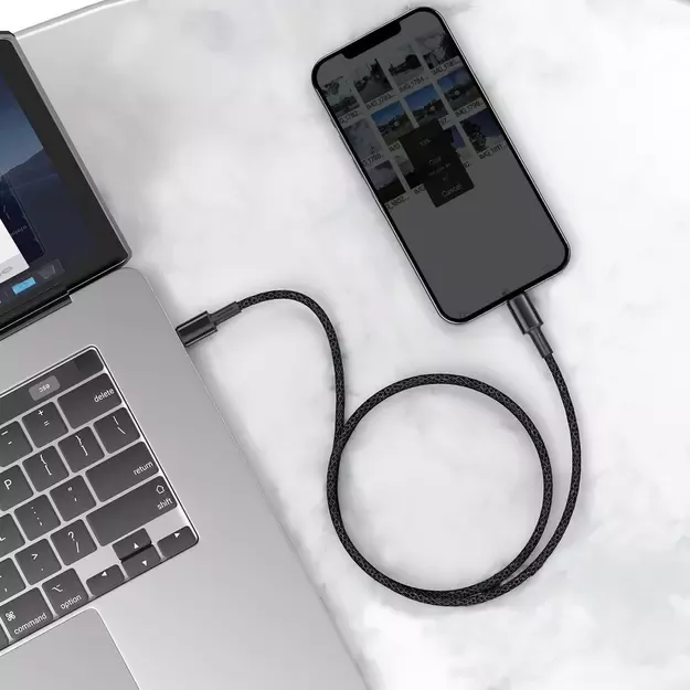 Baseus CATLGD-A01 Lightning - USB-C PD 20W 480Mb/s 2m cable - black 8