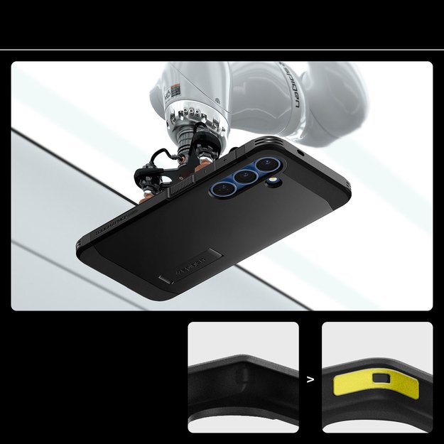 Spigen Tough Armor MagSafe case for Samsung Galaxy S25 - black 3