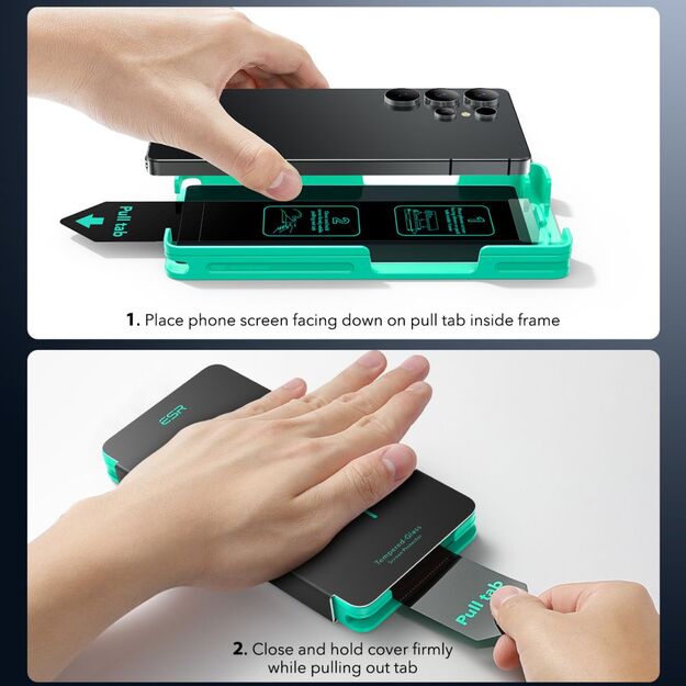 ESR Tempered Glass Privacy Glass on Samsung Galaxy S25 Ultra 7